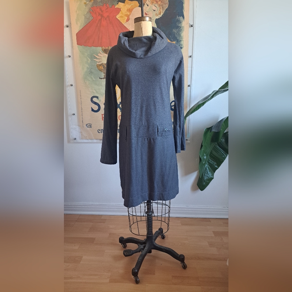 Lole Gray Long Sleeve Dress